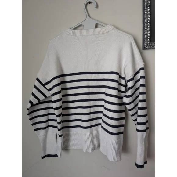 Philosophy Republic Clothing XL Striped Crew Neck Sweater, women's - Picture 6 of 9